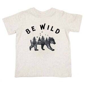 NEW RABBIT SKINS boy's be wild tee in white